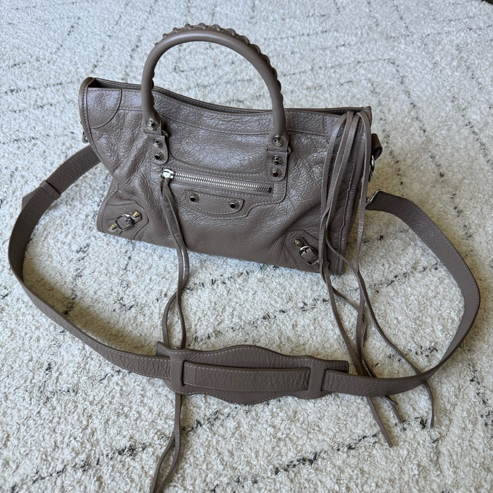 Balenciaga Dark Mink Grey Classic City Bag